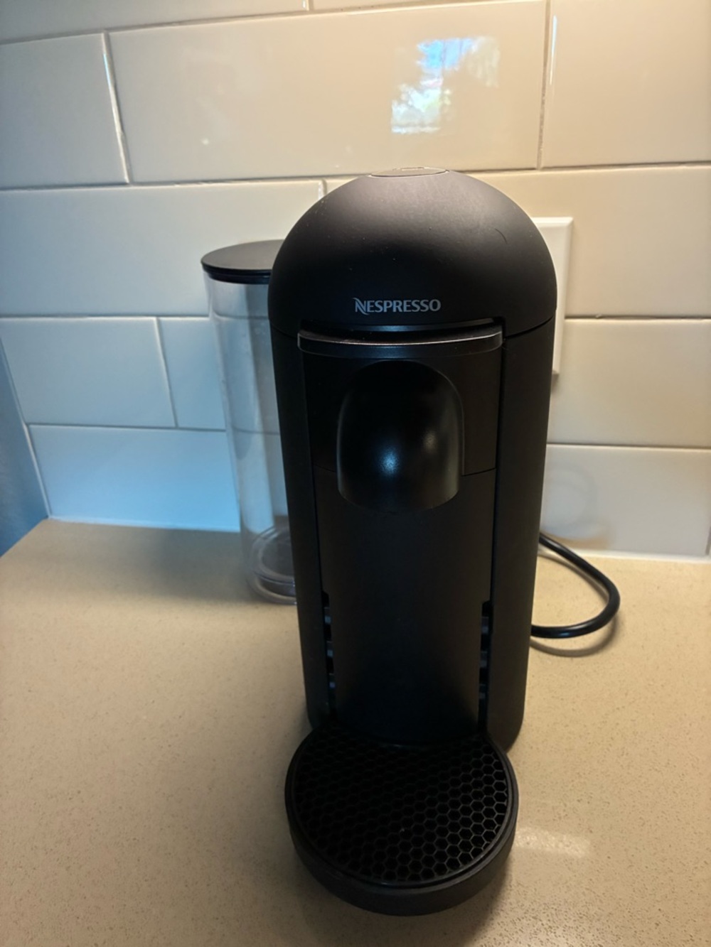 Nespresso Matte Black Single-Serve Capsule Brewer
